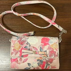 Floral Crossbody Wallet